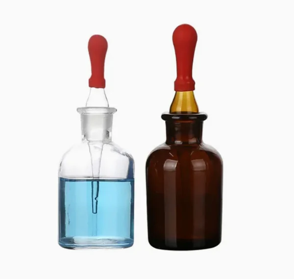 DROPPER BOTTLE (glass)- 125ml -CLEAR OR DARK/AMBER