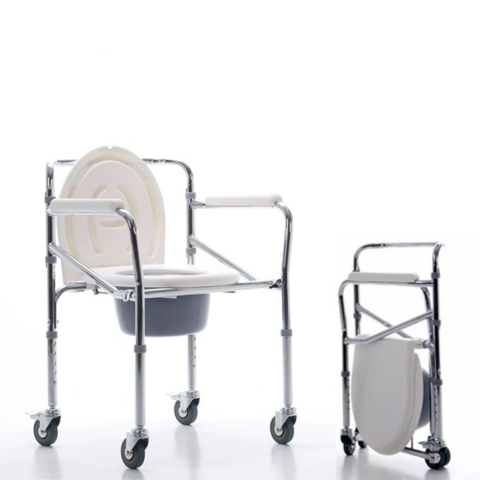 Commode Chair with Wheels