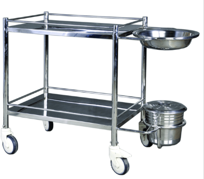 medical  Trolley in Kenya (2 shelves)